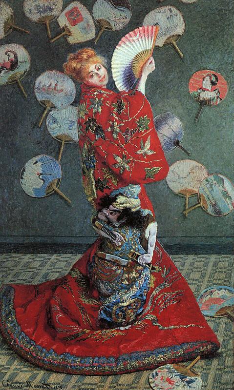 Claude Monet La Japonaise France oil painting art